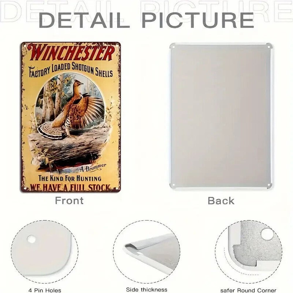 Winchester Factory Loaded Shotgun Shells Novelty metal sign 12" x 8" Wall Art Home & Garden:Home Décor:Plaques & Signs Style Your Walls